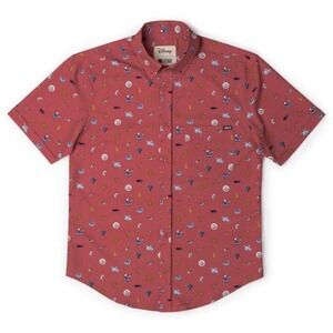 RSVLTS DISNEY'S A GOOFY MOVIE "ROAD TRIP TRINKETS" Short Sleeve Shirt Size L NWT